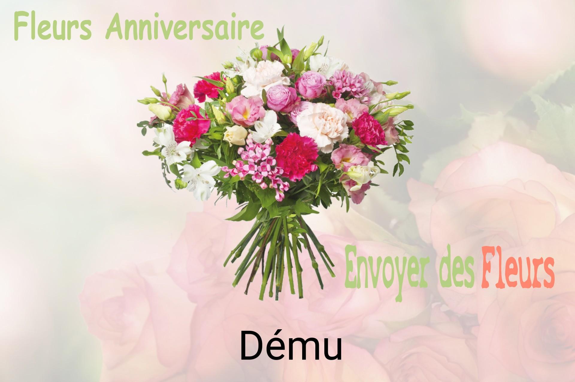 Bouquet de fleurs d’anniversaire livré à Dému